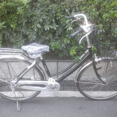 整備済み中古自転車　27インチ　税別￥13.800-　パナソニック　内装３段　LEDオートライト　ブラック1029の画像