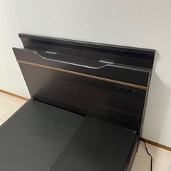 ベッドフレーム ニトリ シングル 天然木の画像