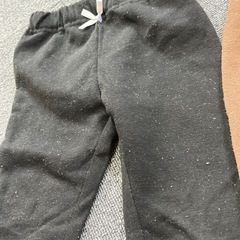 80サイズ 子ども服 ボトムス3枚＋トップス1枚セット 西松屋 の画像