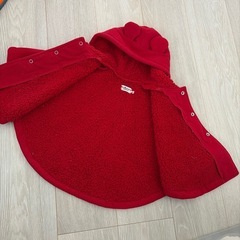 ミキハウス　ホットビスケッツ　ぽんちポンチョの画像