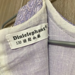 130㎝　チュールドレス　キッズサイズの画像