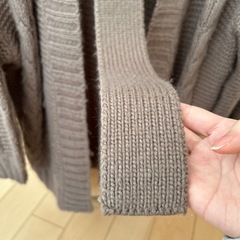 カーディガン　ベルト付きの画像