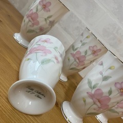 花柄　　器　　5点の画像