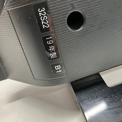 O2510-683 東芝 32インチ液晶テレビ 32S22 2019年製 地上波のみ視聴確認済み リモコン付き 中古の画像
