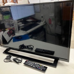 O2510-683 東芝 32インチ液晶テレビ 32S22 2019年製 地上波のみ視聴確認済み リモコン付き 中古の画像