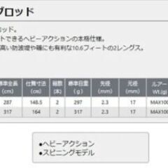 釣竿  ショアジグロッドの画像