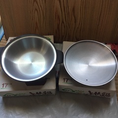 アルミなべ2個　未使用です。の画像