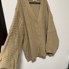 ニットカーディガン　Lの画像