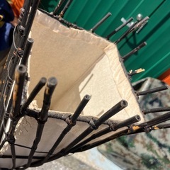 間接照明 アジアン 竹 ランプ　インテリア スタンドライト バンブー 中古品の画像