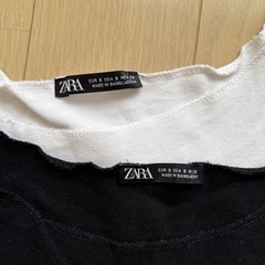 ZARAトップスの画像