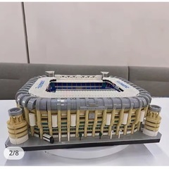 5876ピース クリエイティブな有名なサンティアゴ・ベルナベウ・スタジアム レアル・マドリード 組み立てブロック モデル 建築装飾 子供のおもちゃの画像