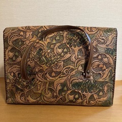 本革 バッグ ハンドメイド 革職人の画像