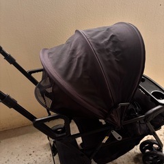 ベビーカー アミティエ F ネビオ Nebio 二人乗り(レインカバー付き)の画像