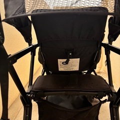 ベビーカー アミティエ F ネビオ Nebio 二人乗り(レインカバー付き)の画像