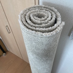 IKEA ラグ（アイボリー）の画像
