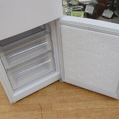 冷蔵庫 2ドア 148L 2021年製 Haier JR-NF148B ホワイト 動作確認済み キッチン家電 100Lクラス ハイアール 札幌市 清田区 平岡の画像