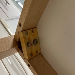 ロ2510-684 ニトリ　ダイニングテーブル2人掛け　キズ汚れ有りの画像