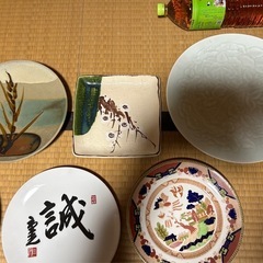 絵皿、額皿、大皿10点セットの画像