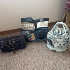 🌸新品🌸デニムバッグ3点セットの画像