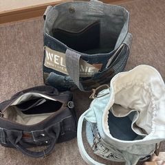 🌸新品🌸デニムバッグ3点セットの画像