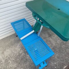 【那須町役場】折畳みピクニックテーブルチェアセット【管理番号339】の画像