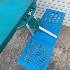 【那須町役場】折畳みピクニックテーブルチェアセット【管理番号339】の画像
