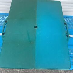 【那須町役場】折畳みピクニックテーブルチェアセット【管理番号339】の画像