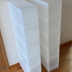 ポリプロピレンストッカー5段・キャスター付の画像