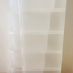 ポリプロピレンストッカー5段・キャスター付の画像