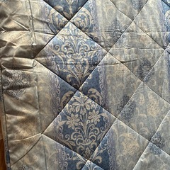 シングル　京都西川　　敷布団　青の画像