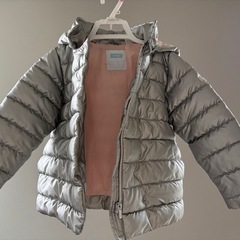 OKAIDI OBAIBI シルバー中綿ブルゾン　23m 86cmの画像