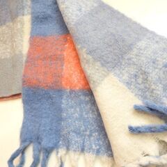 ☆しまむら BIGフリンジマフラー【未使用】の画像