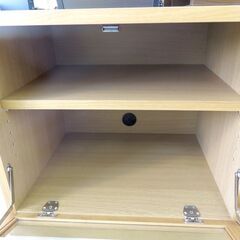 北海道 千歳市/恵庭市 近郊配送 無印良品 木製AVラック テレビ台 オーク材 店頭でのお受渡し大歓迎の画像