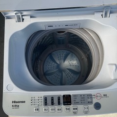 【Hisense】ハイセンス 洗濯機 5.5kgの画像