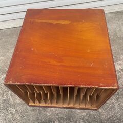 【那須町役場】紙芝居整理　木製書類棚　【管理番号341】の画像