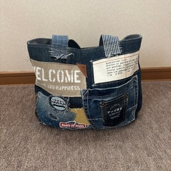 🌸新品🌸デニム．肩かけバッグの画像