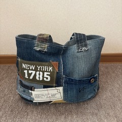 🌸新品🌸デニム．肩かけバッグの画像