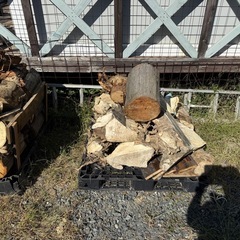 玉切り済み薪　引き取り限定　さしあげ差し上げますの画像