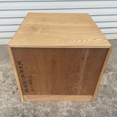 【那須町役場】紙芝居整理　木製書類棚　【管理番号343】の画像