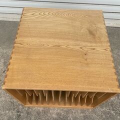 【那須町役場】紙芝居整理　木製書類棚　【管理番号343】の画像