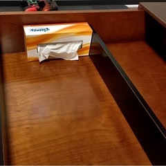 【11月11日まで】HURTADO ローテーブル　革 収納付きの画像