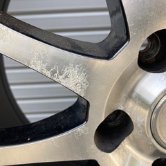 No.132スタットレスタイヤ215/65/17 5H PCD114.3 アルミ付4本セットの画像