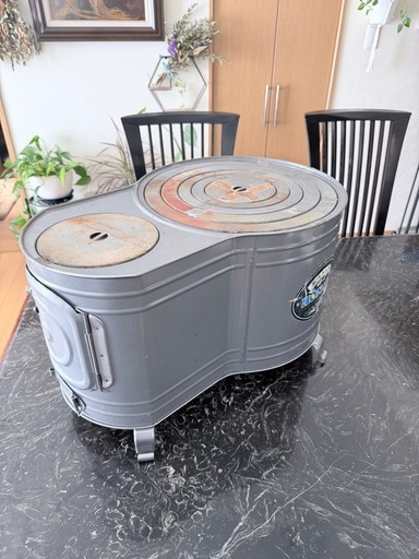 【譲渡先決定】薪ストーブ　時計1型　ホンマ製作所　HONMA 　煙突付き　暖房器具　アウトドア　キャンプ