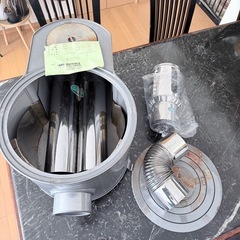 【訳ありアリ未使用品】薪ストーブ　時計1型　ホンマ製作所　HONMA 　煙突付き　暖房器具　アウトドア　キャンプの画像