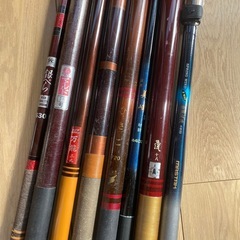 釣竿　まとめて
の画像