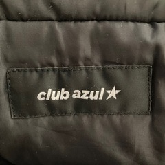 アズール　Azul 　ダウンジャケット　Lサイズ　紺色　迷彩柄の画像