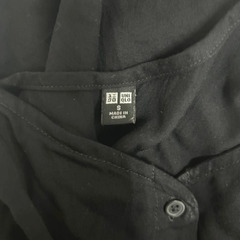 美品 ユニクロ UNIQLO キャミソール フレアワンピース S ブラック 黒  の画像