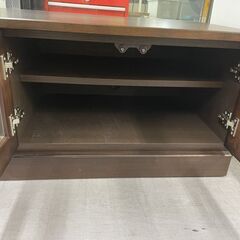 テレビ台 幅89×奥行43×高さ39.5ｃｍ テレビボード 家具 ブラウン 札幌市手稲区の画像