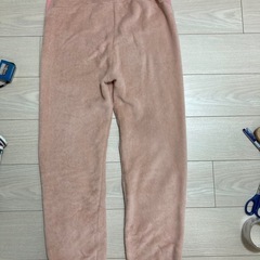 マタニティパンツ パジャマ　マタニティズボン　ルームウェア もこもこ ピンク の画像