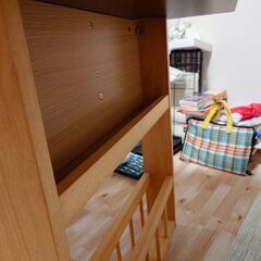 ニトリの伸縮ダイニングテーブルの画像